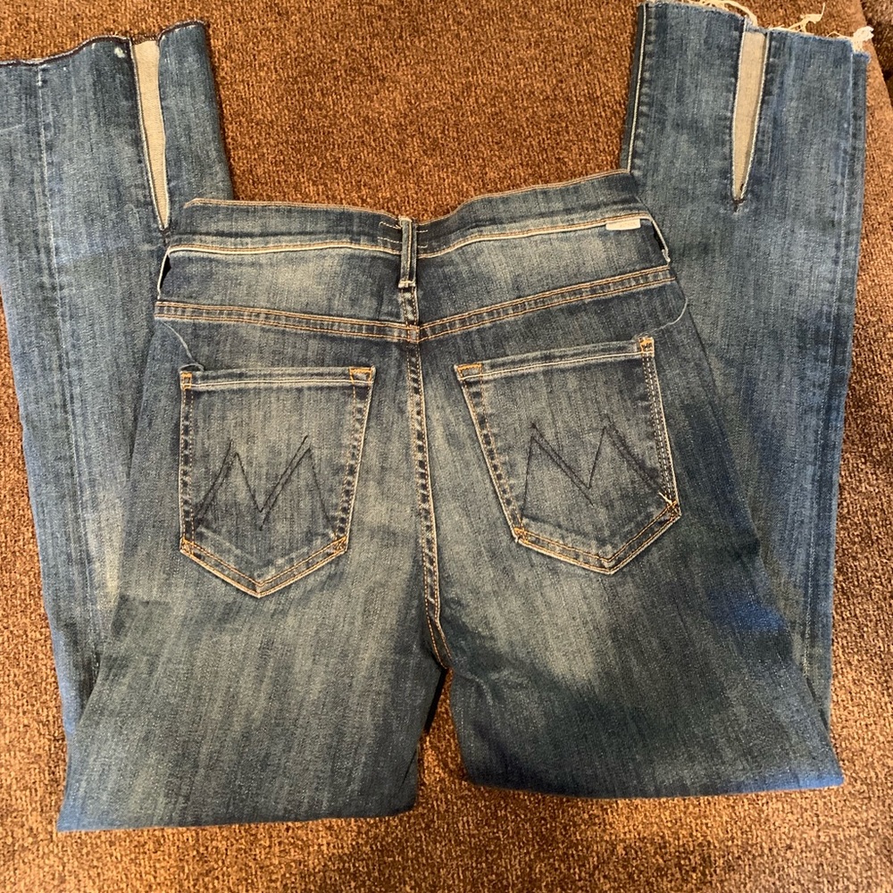 Women’s MOTHER jeans sz 26, The Insider, Slit Ankle fray